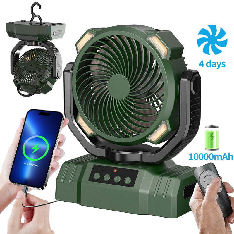 Unisex portable fan with remote control and power bank function Bowlift