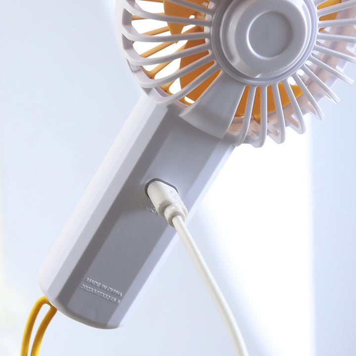 Ladies Portable Handheld Swing Fan with USB Charging Function and Flexibly Adjustable Tilt Angle Bowlift