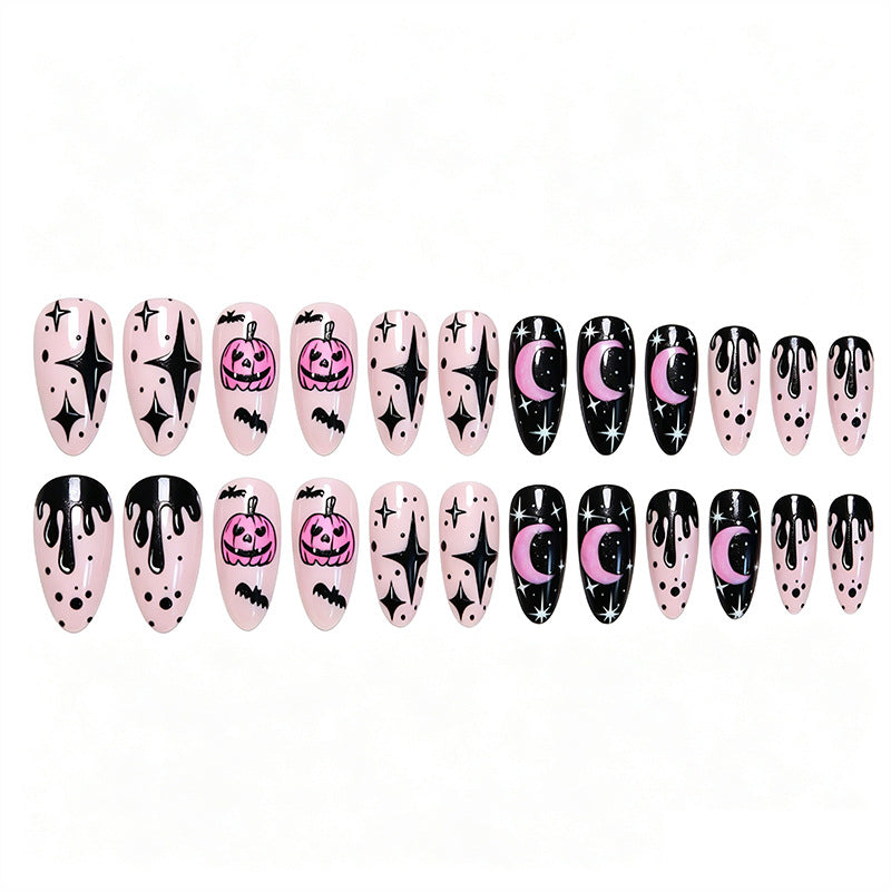 Creative Halloween Design Gel Nails Bowlift