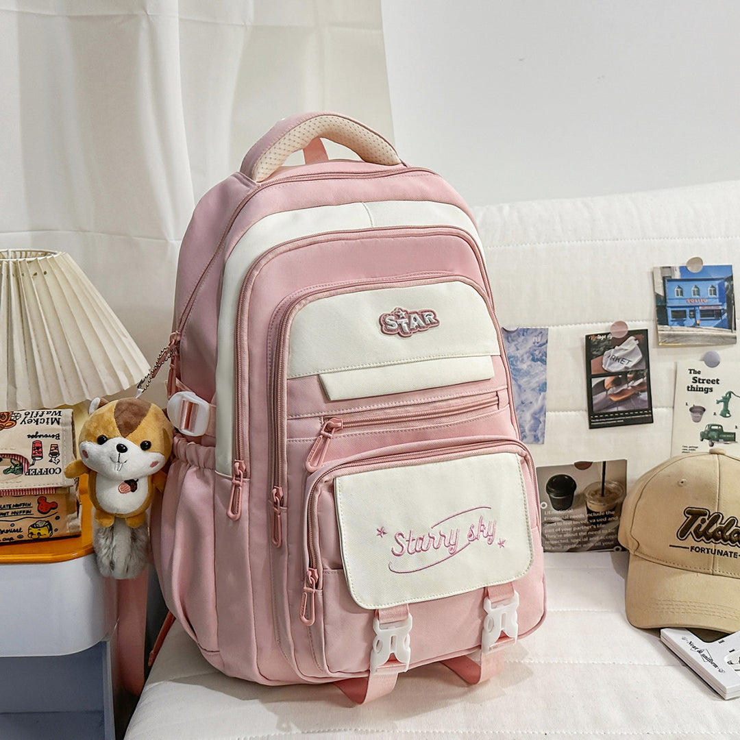 Stylish Multi-Compartment School Backpack
