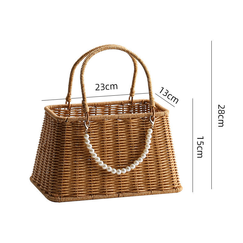 Woven Storage Basket Bowlift