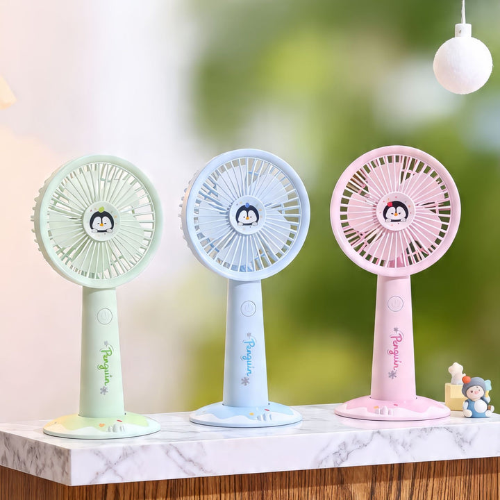 Women portable table fan with flexibility and USB charging function Bowlift