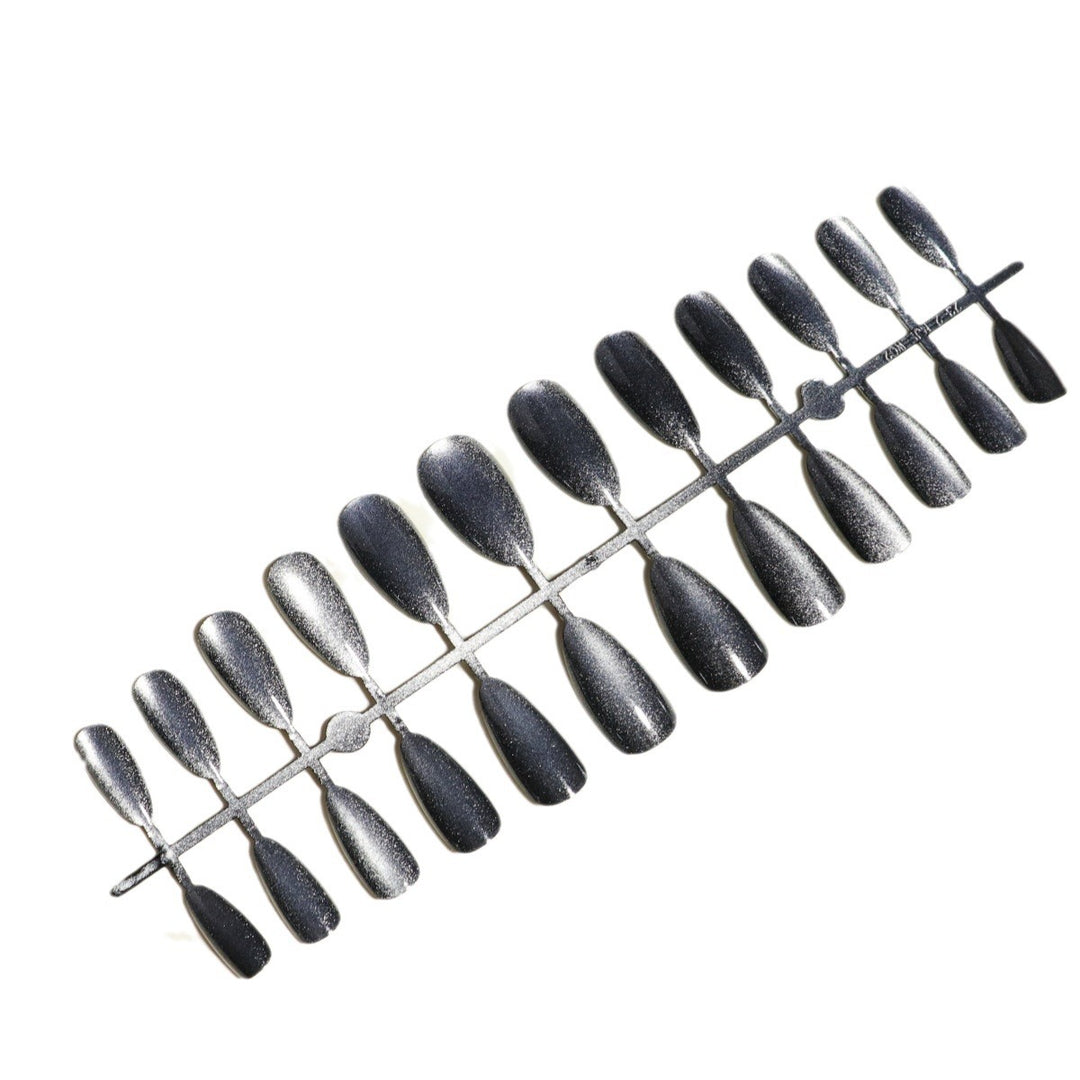 Premium Shimmering Press-On Nail Set Bowlift