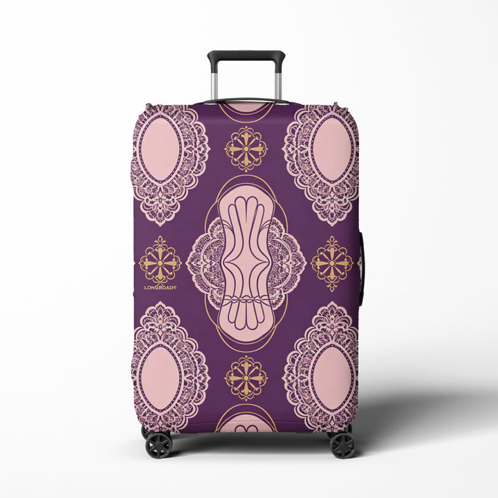 Women's suitcase with unique hand-drawn design Bowlift