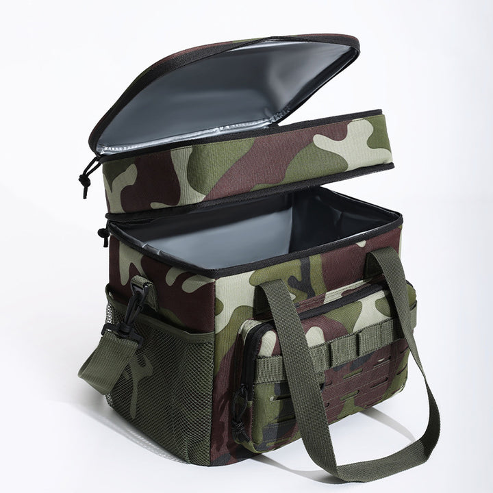 Multifunctional cooler bag with insulated interior Bowlift