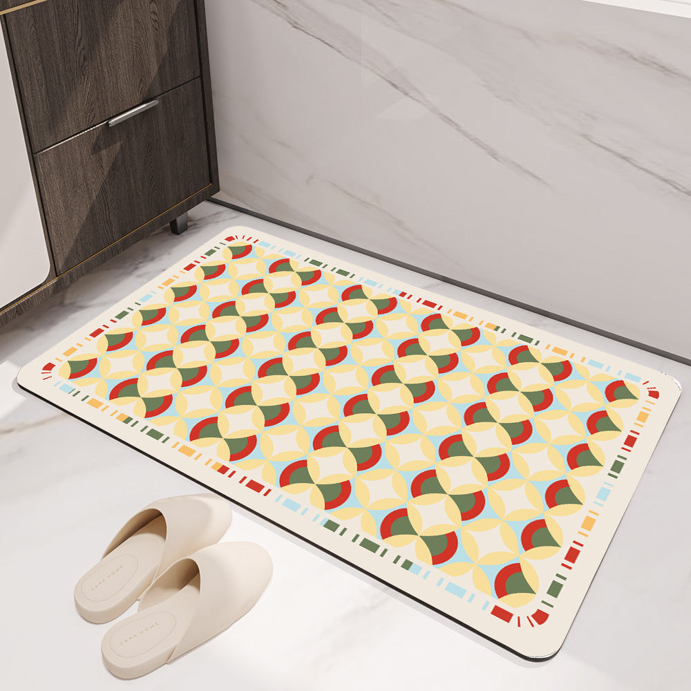 Decorative Non-Slip Bath Mat Bowlift