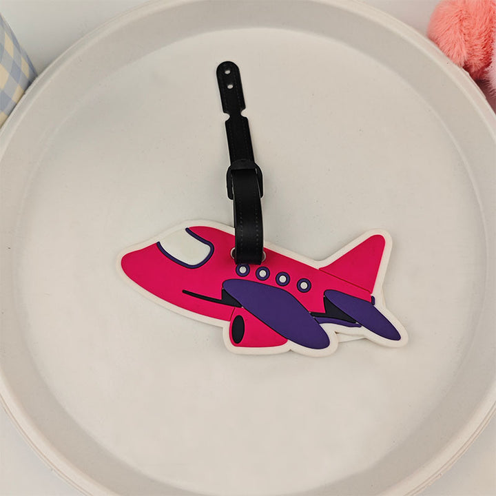 Unisex Airplane-Shaped Luggage Tag Bowlift