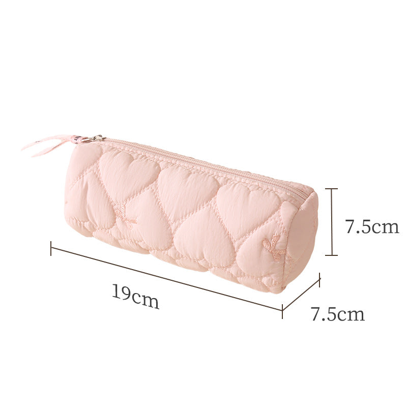 Quilted Textured Pen Case Bowlift
