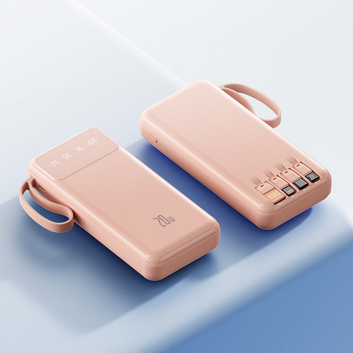 Portable fast charging power bank with LED display Bowlift