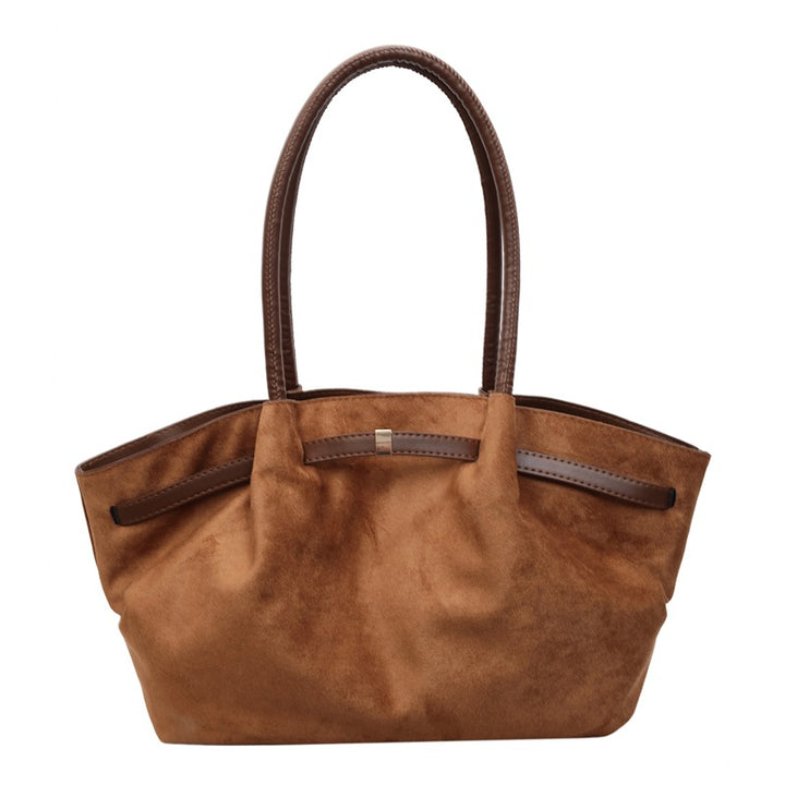 Suede Oversized Tote Bag Bowlift
