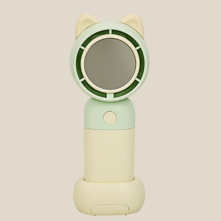 Ladies portable mini handheld fan with cat ears Bowlift