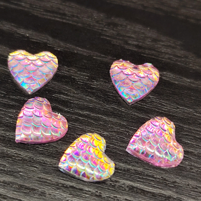 Sparkling Heart-Shaped Decoration Stones Bowlift