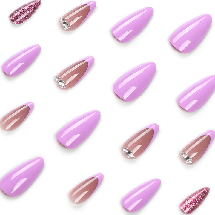 Artful Nail Art with Glitter and Ombre Effects Bowlift