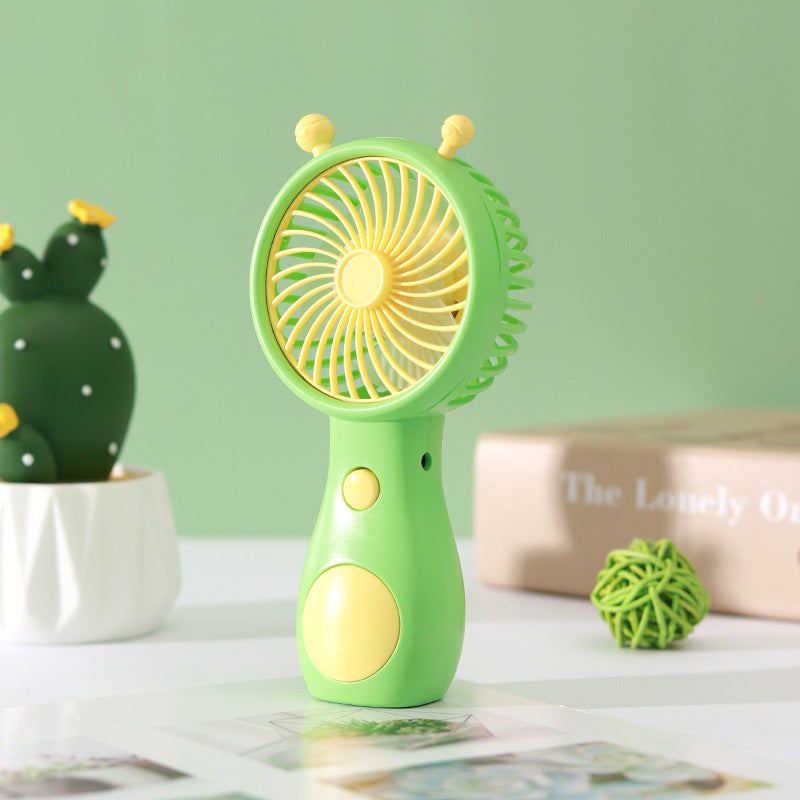Unisex Mini Snail-Shaped USB Rechargeable Desk Fan Bowlift