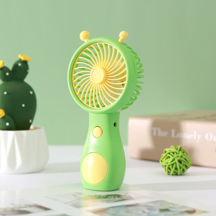 Unisex Mini Snail-Shaped USB Rechargeable Desk Fan Bowlift