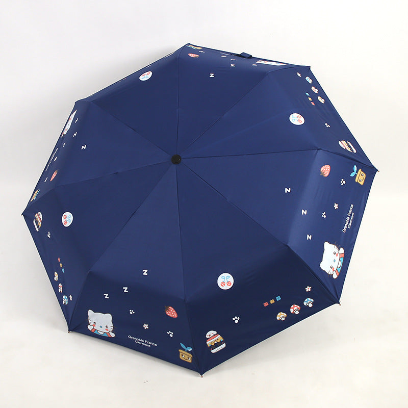 Ladies Colorful Umbrella Bowlift