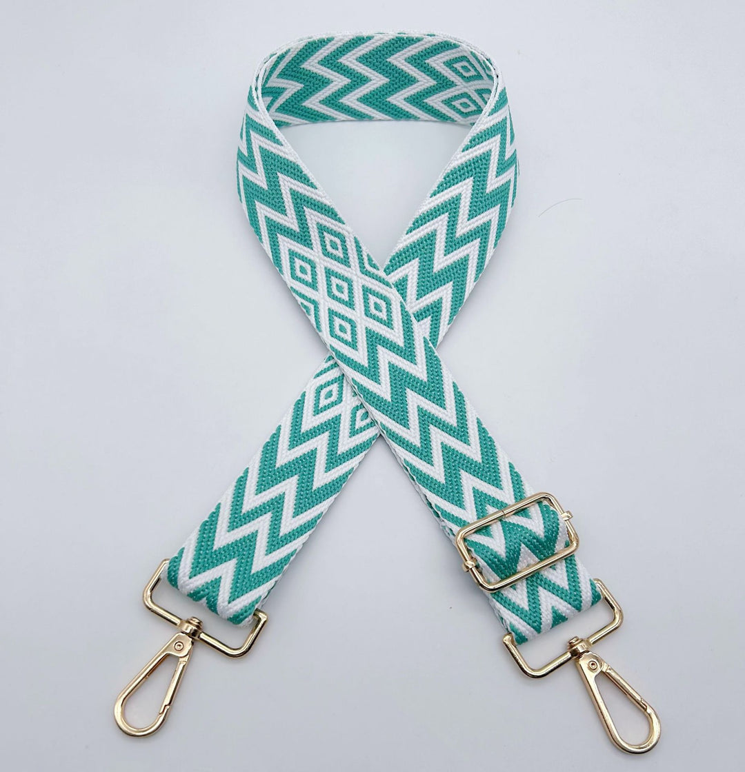 Adjustable Patterned Bag Strap Bowlift