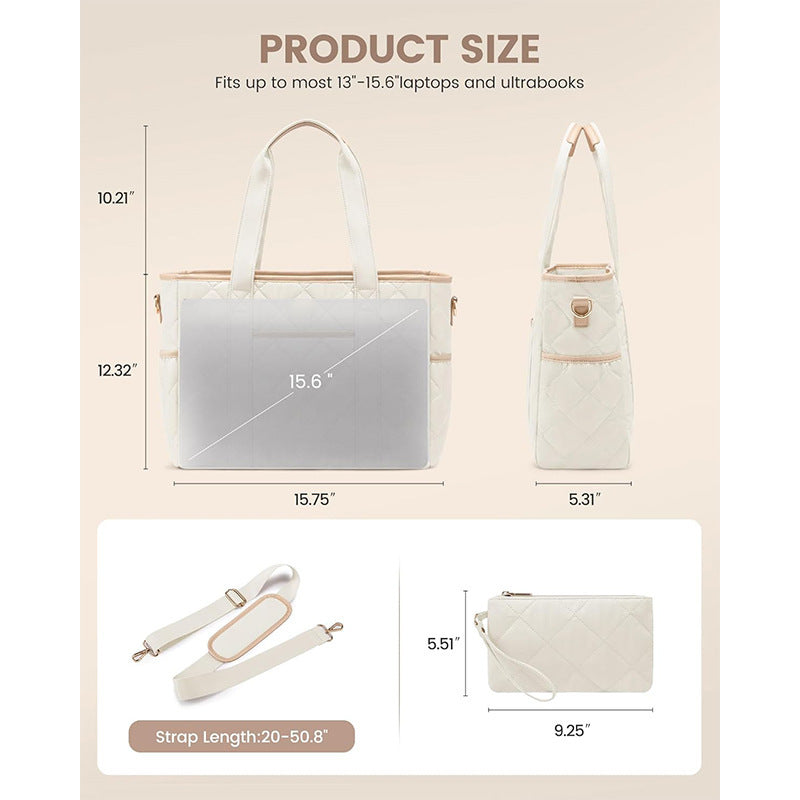 Elegant and roomy shoulder bag with structured quilting Bowlift