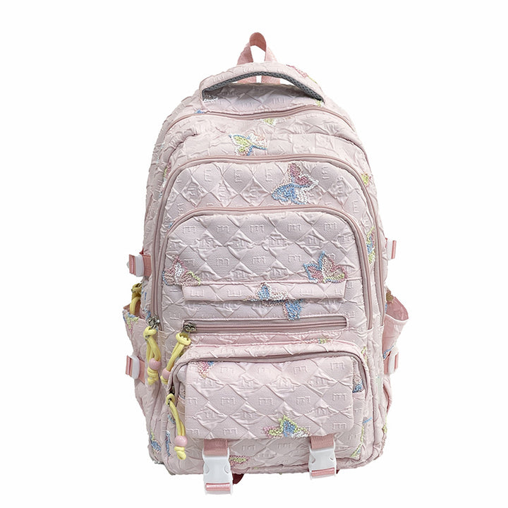 Stylish Butterfly Embellished Backpack