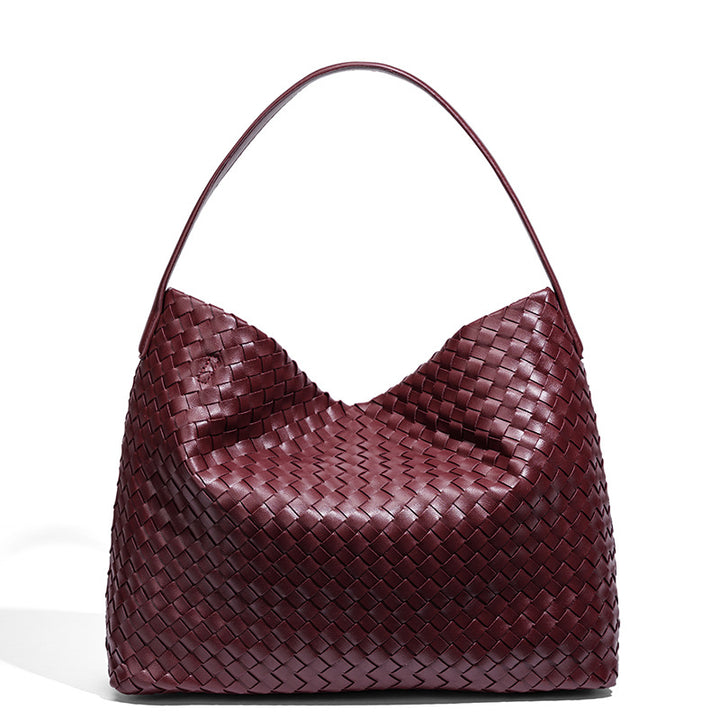 Textured Woven Hobo Bag Bowlift