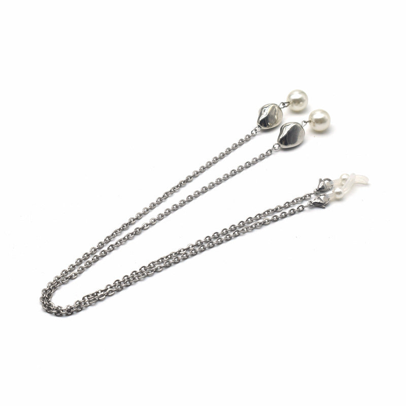 Elegant Adjustable Pearl Chain Earrings Bowlift
