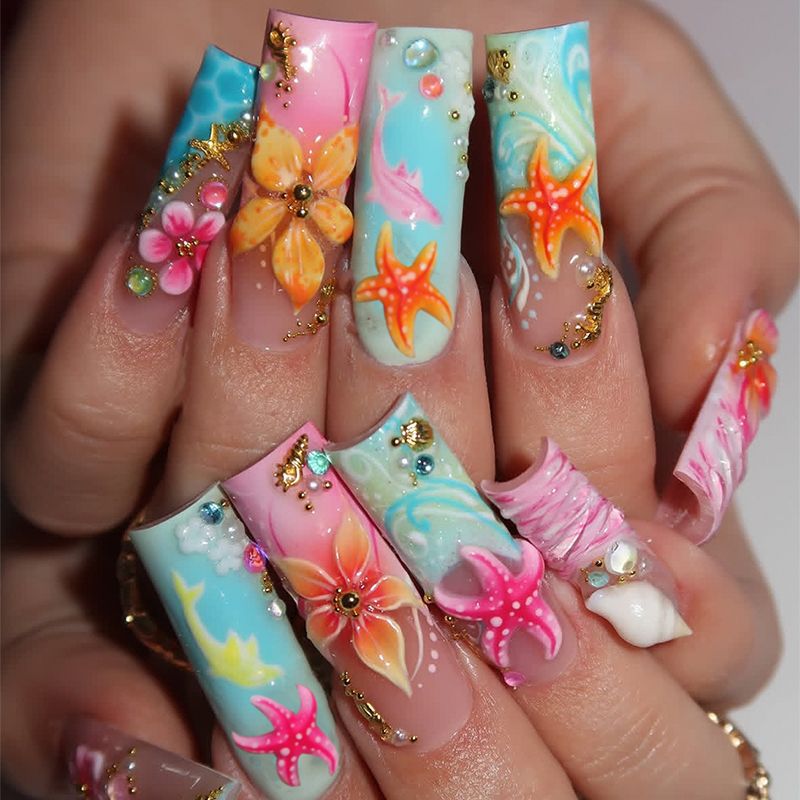 Artisan Decorative Nail Tips Bowlift