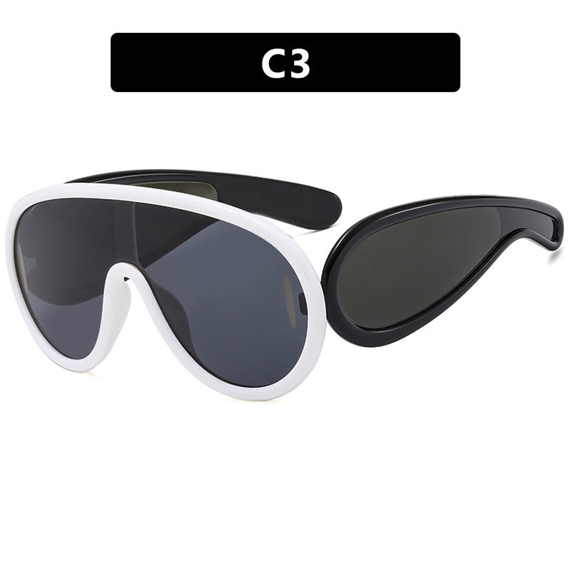 Women's fashionable sunglasses with removable lenses Bowlift