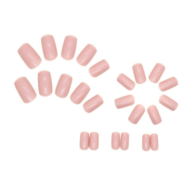 Glossy Natural Press-On Nails Bowlift