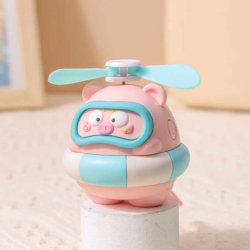 Ladies funny mini fan in animal design Bowlift