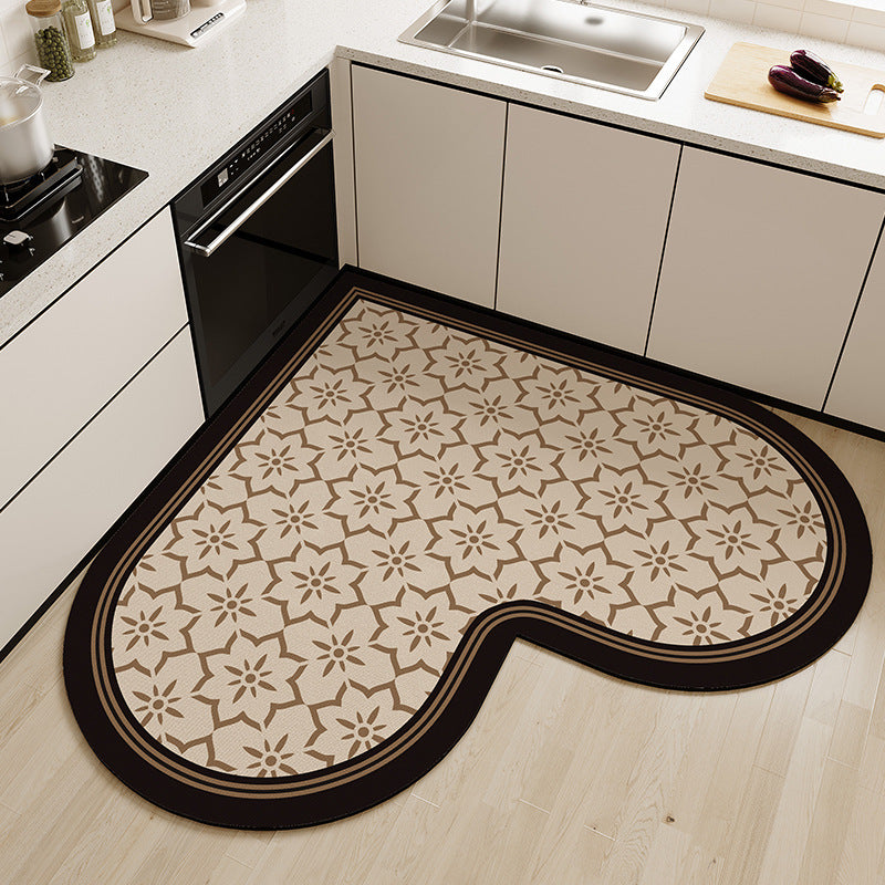 Heart-Shaped Kitchen Comfort Mat