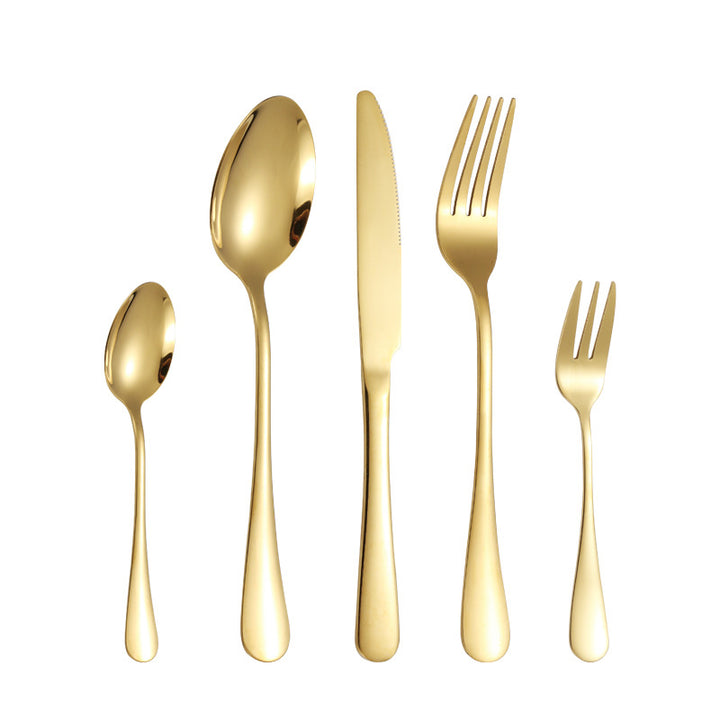 Elegant stainless steel cutlery set with ergonomic handle Bowlift