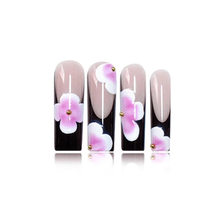 Premium Floral Nail Art Enhancements Bowlift