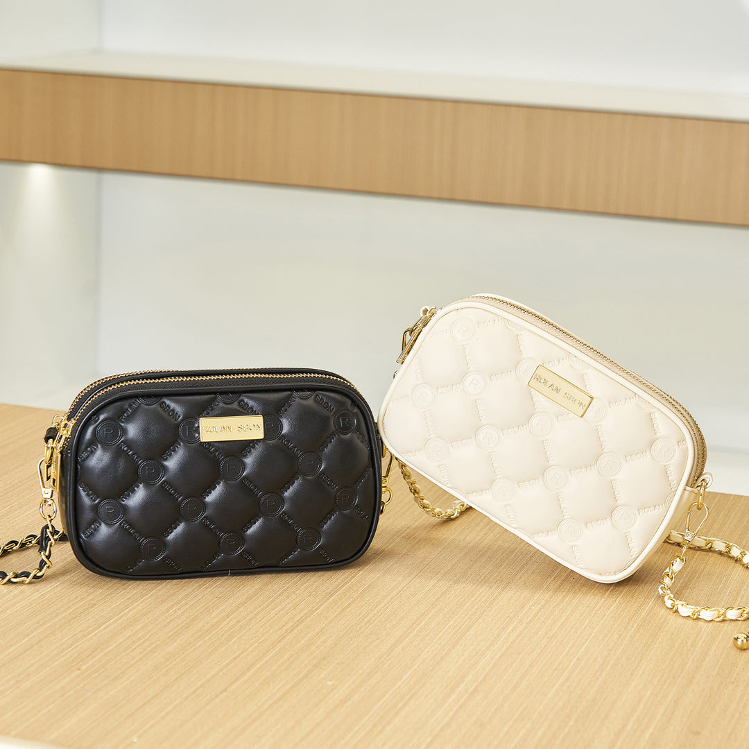 Quilted Crossbody Clutch Bag