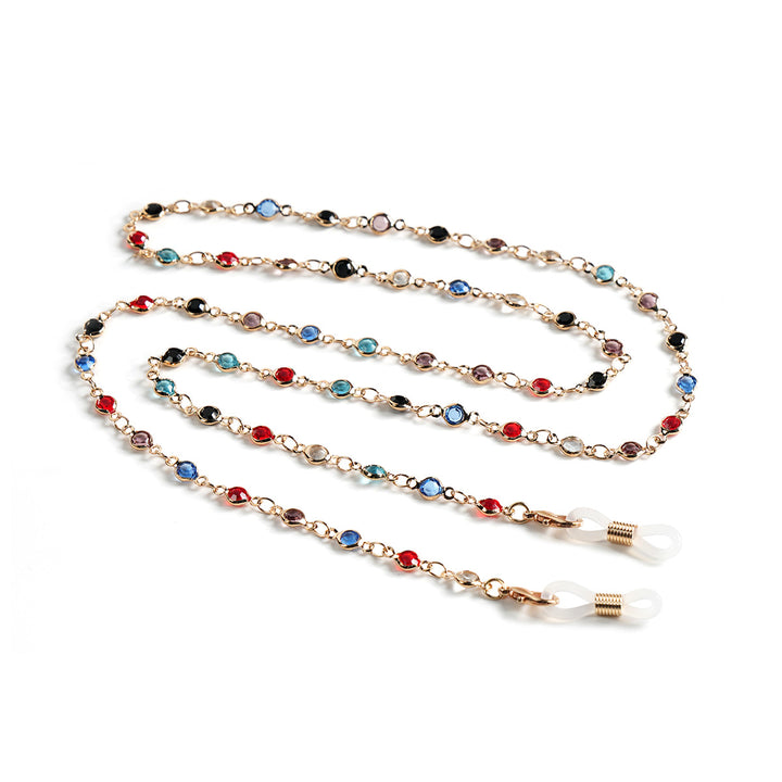 Stylish Gemstone Eyewear Chain Bowlift