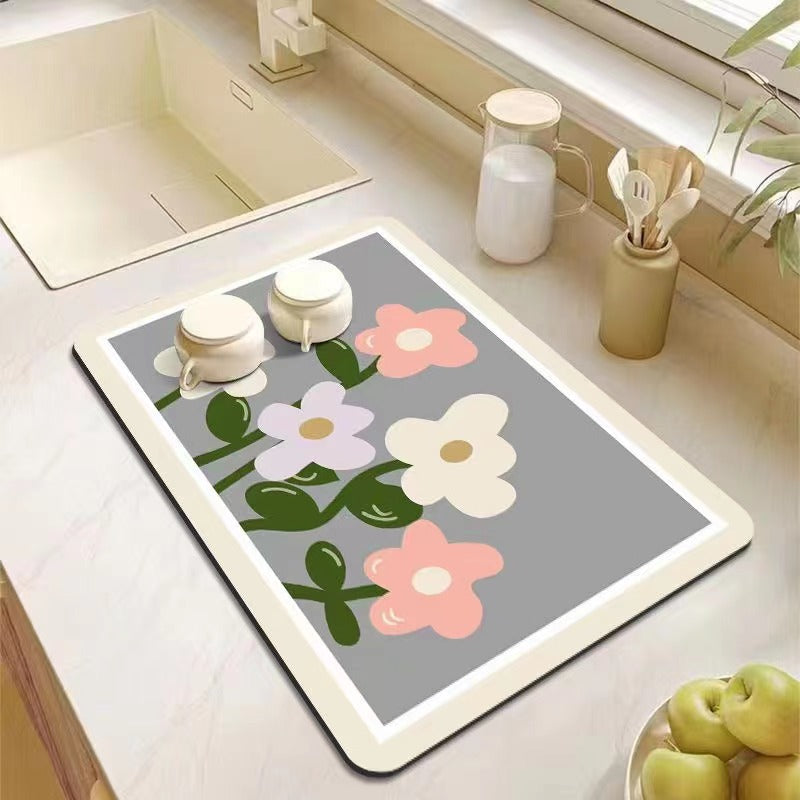 Decorative Kitchen Floor Mat Bowlift