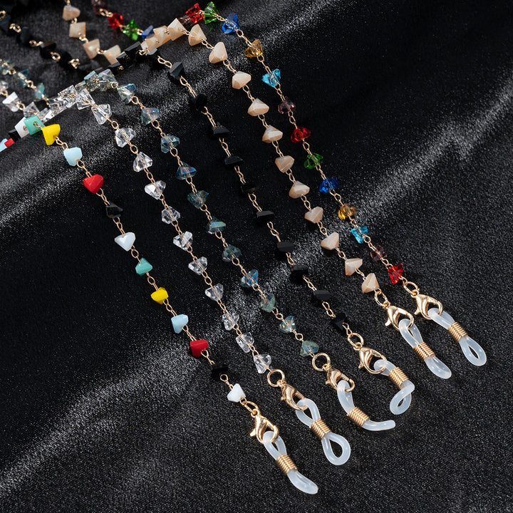 Chic Geometric Beaded Eyewear Holder Bowlift