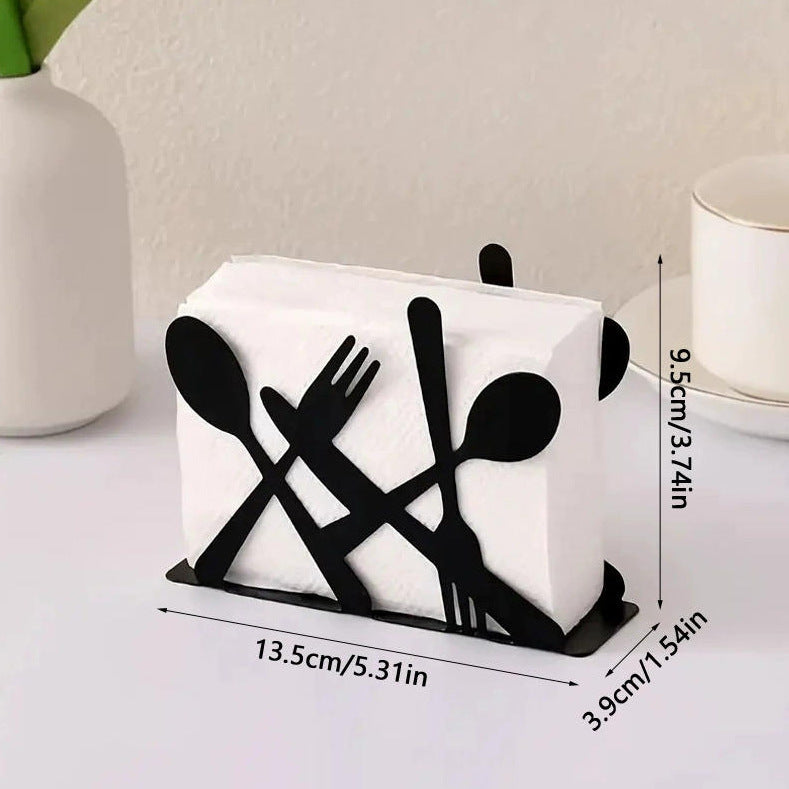 Elegant napkin holder made of metal Bowlift