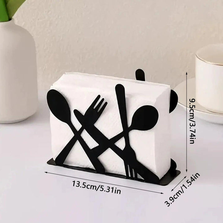 Elegant napkin holder made of metal Bowlift