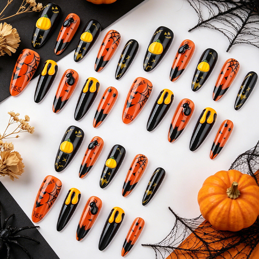 Halloween-Themed Press-On Nails Bowlift