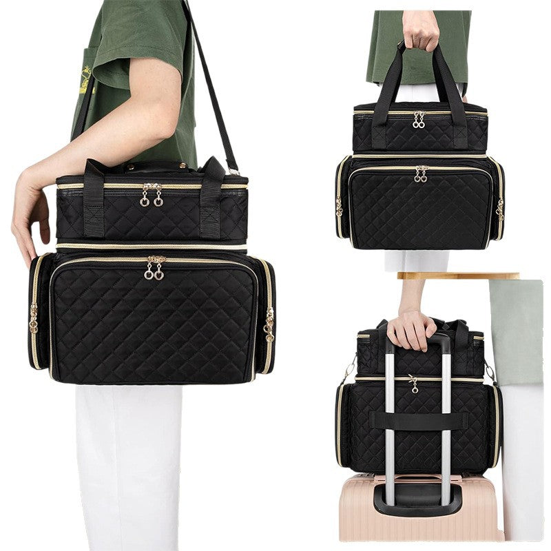 Elegant and Multifunctional Cosmetic Tote Bag Bowlift