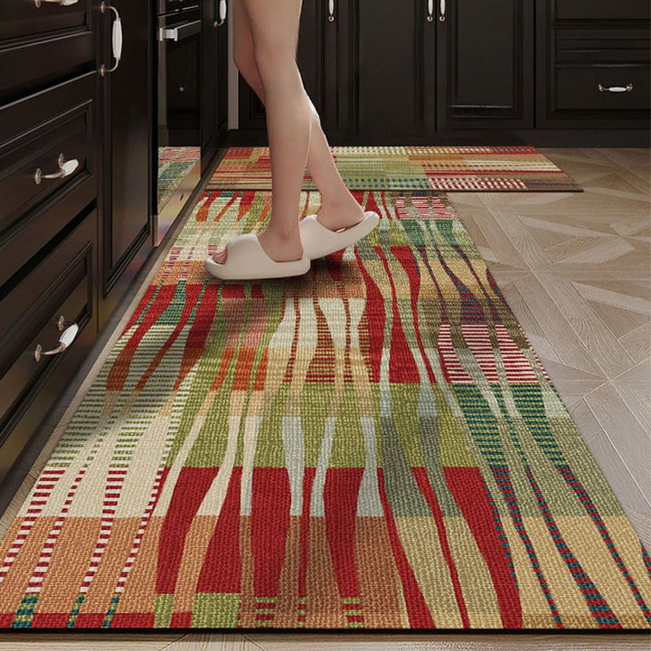 Geometric Print Kitchen Runner