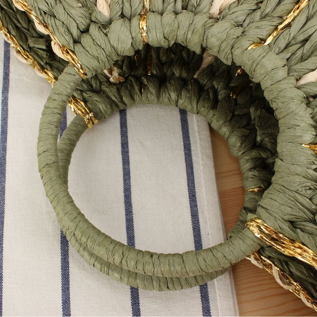 Boho-Chic Basket Bag Bowlift
