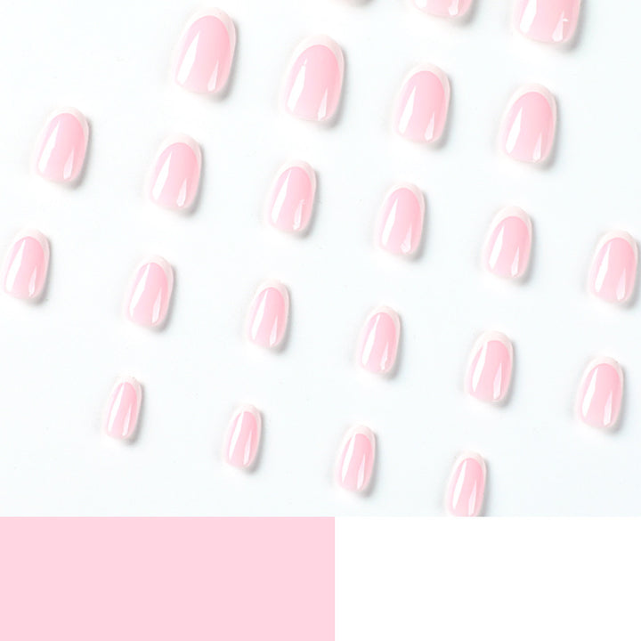 Elegant Nail Art with French Tips Bowlift