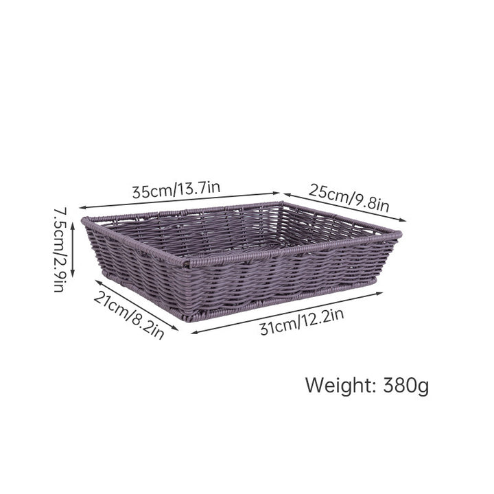 Versatile Storage Wicker Basket Bowlift
