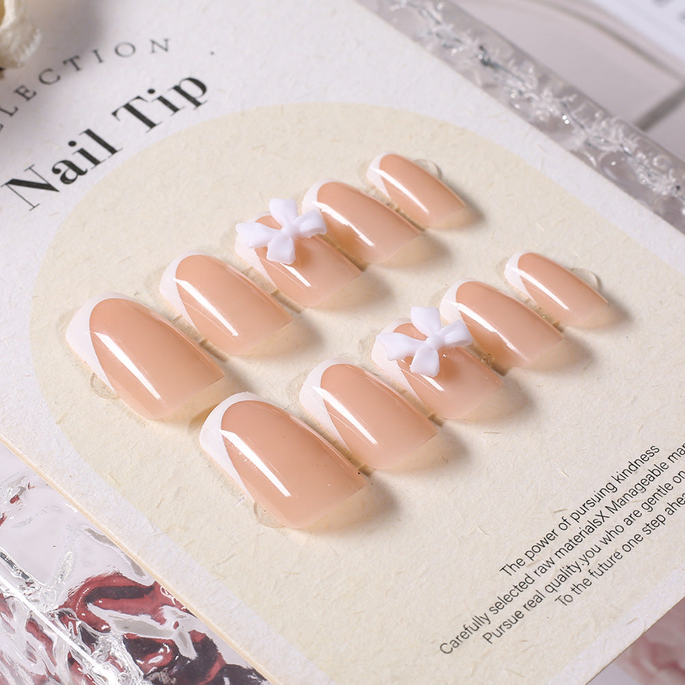 Elegant Press-On Nail Tips Set Bowlift