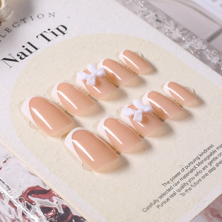 Elegant Press-On Nail Tips Set Bowlift