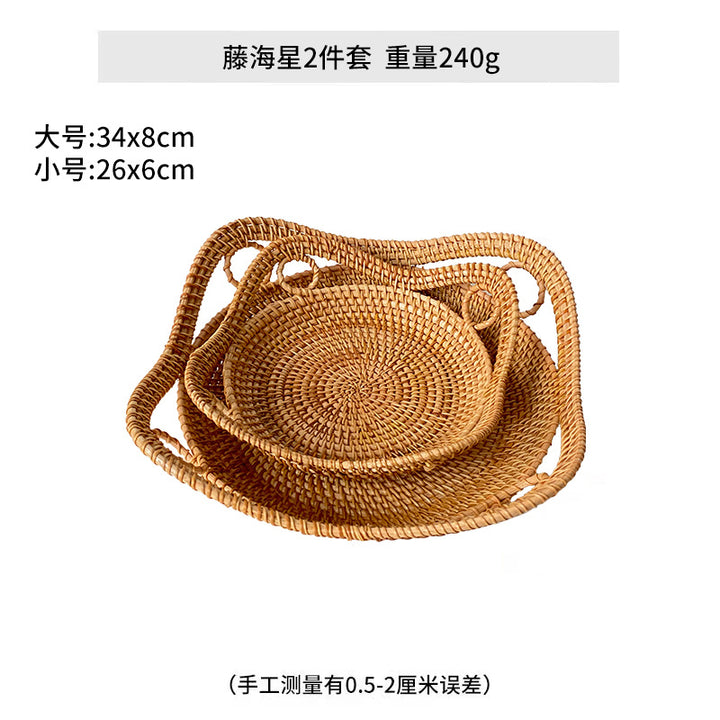 Women heart-shaped rattan basket Bowlift