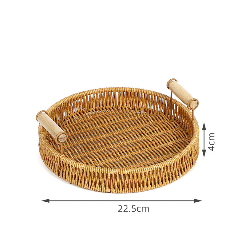 Home Organization Decorative Wicker Basket Bowlift