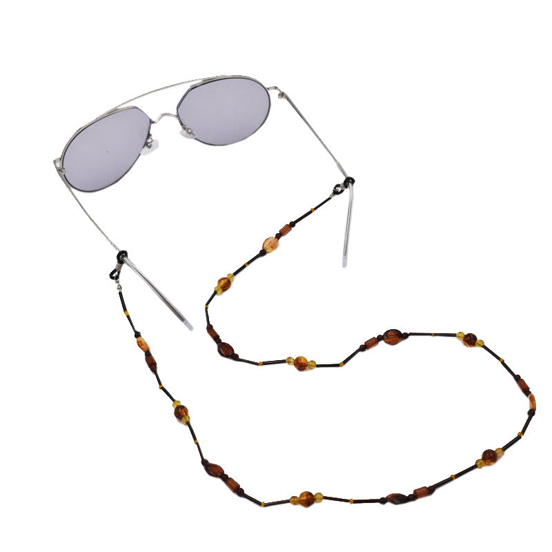 Beaded Eyewear Retaining Chain Bowlift