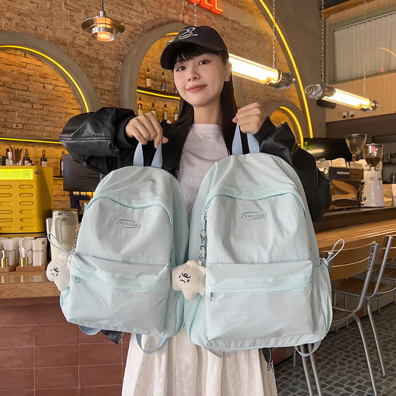 Casual Backpack with Keychain Bowlift
